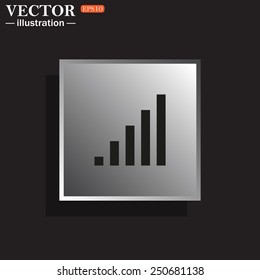 signal strength indicator, vector illustration, EPS 10