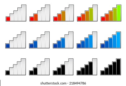 Signal strength indicators or general  level indicators