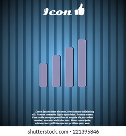 Signal strength indicators. Made in vector