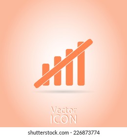 Signal strength indicators. Made in vector