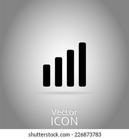 Signal strength indicators. Made in vector