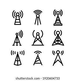 20,543 Telecommunication tower icon Images, Stock Photos & Vectors ...