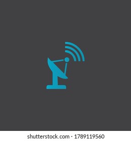 Symbol für Signalturm-Logo Vorlage Illustration Design