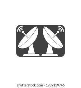 Diseño de la ilustración de la plantilla del logotipo de la torre de señalización