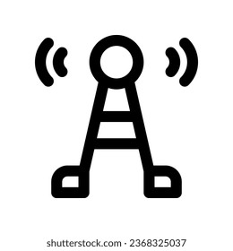 signal tower line icon. vector icon for your website, mobile, presentation, and logo design.