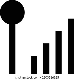 Signal tower Vector illustration on a transparent background.Premium quality symbols.Glyphs vector icon for concept and graphic design.