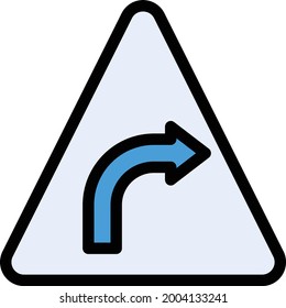 signal vector color line icon