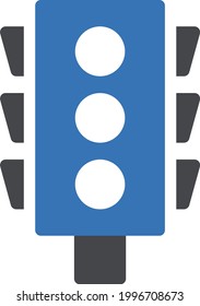 signal vector glyph color icon