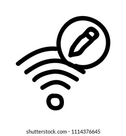 signal vector icon