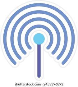 Signal vector icon. Can be used for printing, mobile and web applications.