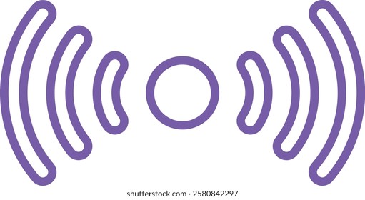Signal vector icon. Can be used for printing, mobile and web applications.