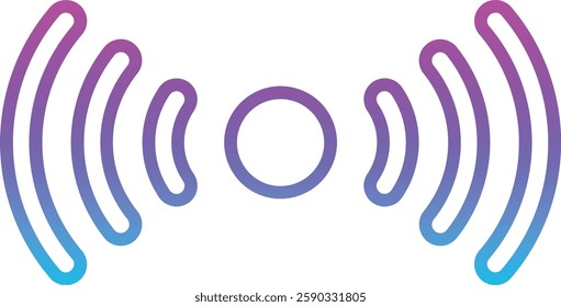 Signal vector icon. Can be used for printing, mobile and web applications.