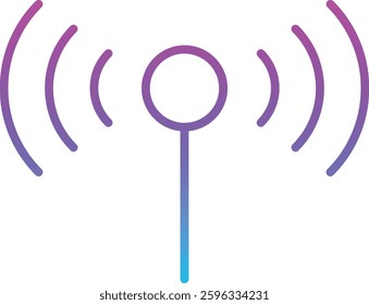 Signal vector icon. Can be used for printing, mobile and web applications.