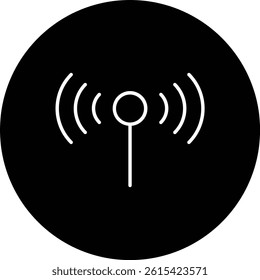 Signal vector icon. Can be used for printing, mobile and web applications.