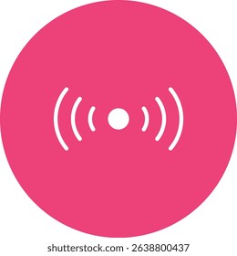Signal vector icon. Can be used for printing, mobile and web applications.