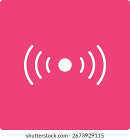 Signal vector icon. Can be used for printing, mobile and web applications.