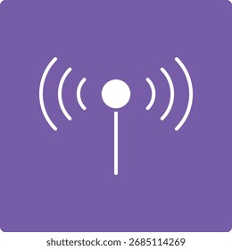 Signalvektorsymbol. Kann für Druck-, Mobil- und Web-Anwendungen verwendet werden.
