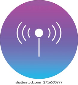 Signal vector icon. Can be used for printing, mobile and web applications.