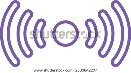 Signal vector icon. Can be used for printing, mobile and web applications.