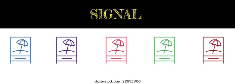 signal vector icon, Vector EPS 10 illustration style