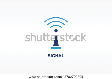 SIGNAL vector, icon or logo sign isolated symbol illustration
