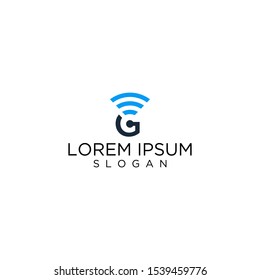 signal vector logo modern concept