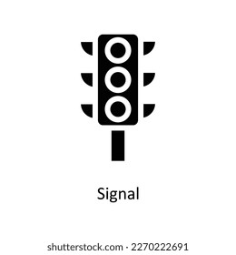 signal Vector  Solid Icons. Simple stock illustration stock