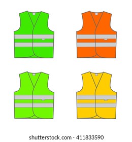 Signal vest logo in vector.Signal vest vector illustration on a white background.