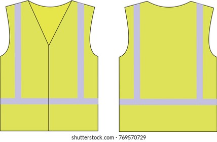 Signal vest vector illustration