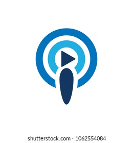 Signal Video Logo Icon Design