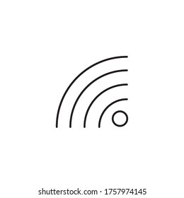 Signal-Wifi-Verbindung Symbol Vektorgrafik