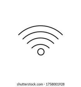Signal Wifi Connection Icon Vector Illustration