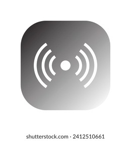 signal and wifi icon vector template illustration logo design