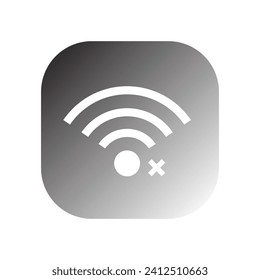 signal and wifi icon vector template illustration logo design