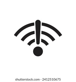 signal and wifi icon vector template illustration logo design