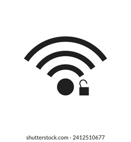 signal and wifi icon vector template illustration logo design