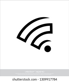 signal wifi logo template