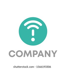 signal wifi logo vector design template sign