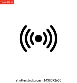 SIGNAL, WIFI VECTOR ICON DESIGN TEMPLATE