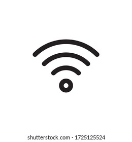 Ifi de señal, ilustración vectorial de icono inalámbrico