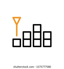 signal wireless icon design template