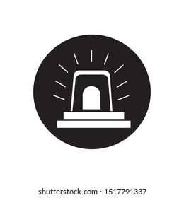 Signaling. Flasher icon.on a white background.realistic vector