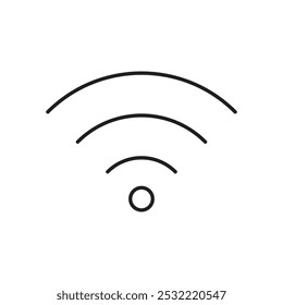 Signals icon. simple thin line icon.