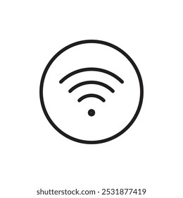 Signals icon Simple thin outline