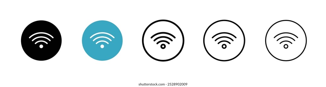 Signals icon vector illustration set