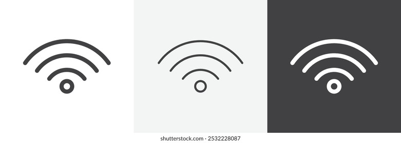 Signals icon.Trendy modern flat linear vector illustration on white background.