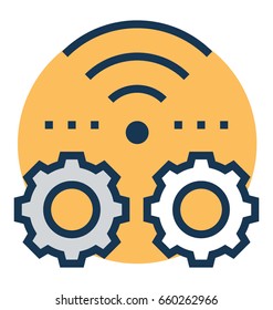 Signals Vector Icon 