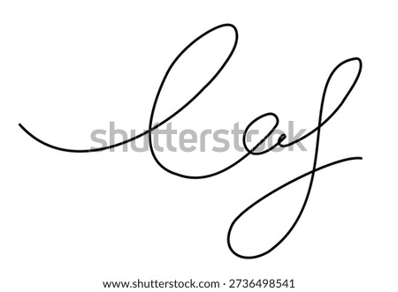 Signature autograph for business documents. Vector hand drawn calligraphy sketch scribble isolated