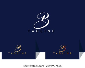 Signature B letter logo. Colorful B logo. Font. Lettering design. Signature. Luxury. Creative design. B logo. Company. script
