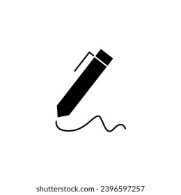 
icono de línea de concepto de firma. Ilustración de elemento simple.diseño de símbolos de esquema de concepto de firma.